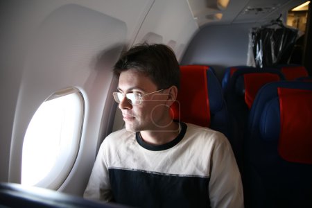 Passenger in the aircraft