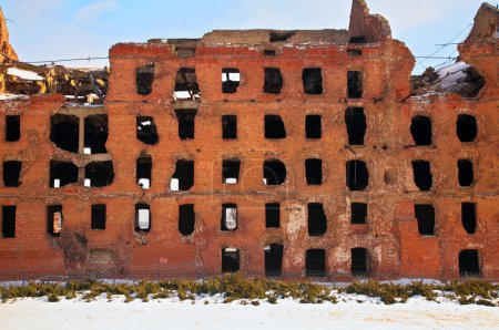 Ruin after war in Volgograd
