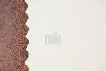 Sand rusty metal background of wavy form