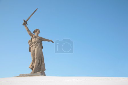 Volgograd monument winter