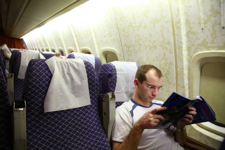 Man airplane journal