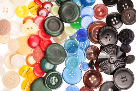 Many colored buttons