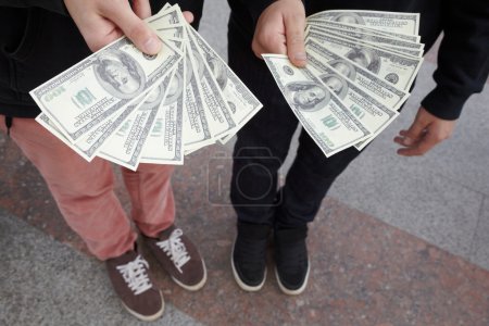 Teens staying with dollars