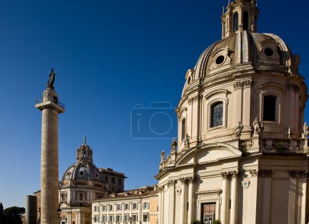 Church in the traiano forum Rome