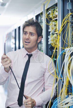 System fail situation in network server room