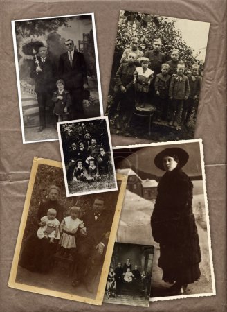 Collection of old family photos