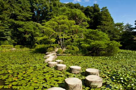Stone zen path