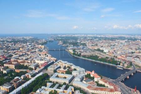 Birdseye view of Saint Petersburg