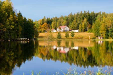 Lake. Autumn. Finland