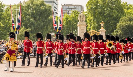 the Queens birthday Trooping the Colour