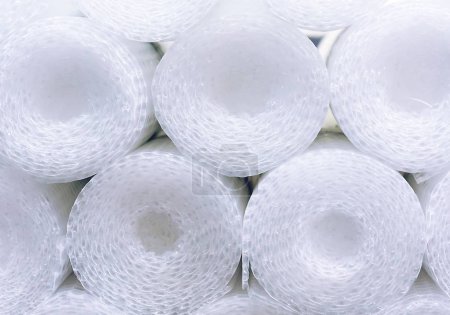 Bubble wrap in rolls. Background of bubble wrap.