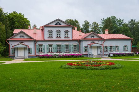 Abramtsevo, near town of Sergiev Posad, Moscow  region, Russia, August 6, 2018:  Abramtsevo Museum, Manor House 
