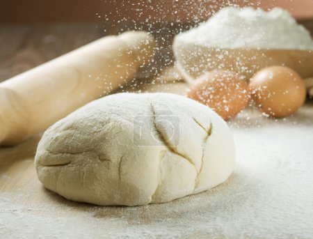 Bread Cooking. Dough