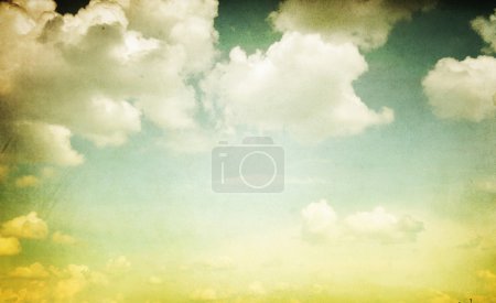 Vintage Styled Cloudy Sky