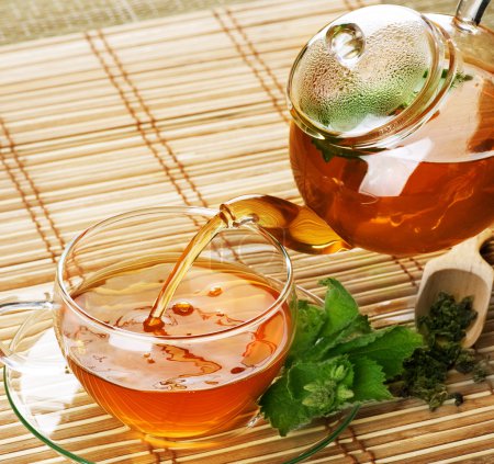Healthy Tea with Mint