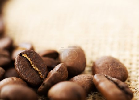 Coffee Beans. Selective Focus