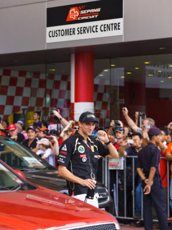 SEPANG, MALAYSIA - APRIL 10: Vitaly Petrov (team Lotus Renault)