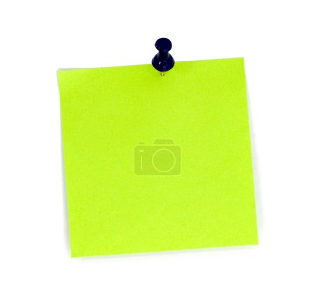 Note list with black pin