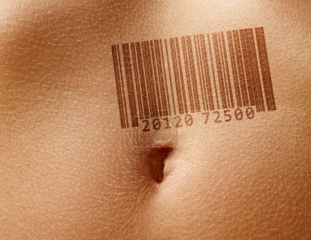 Stomach with barcode