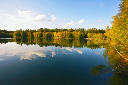 Autumnal lake