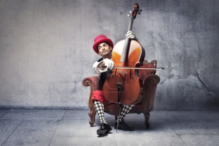 Old-fashioned musician