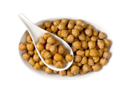 Chick-Peas over White