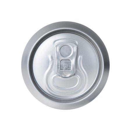 Top view of soda can