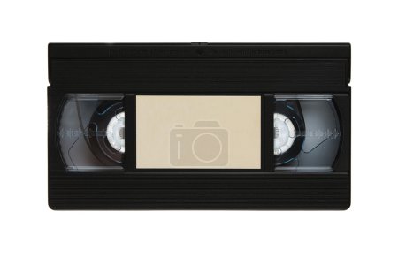 Retro blank vhs video cassette tape