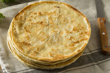 Homemade Flour Indian Paratha Bread
