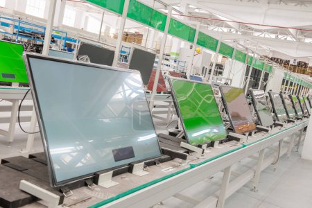 line conveyor assembly televisions