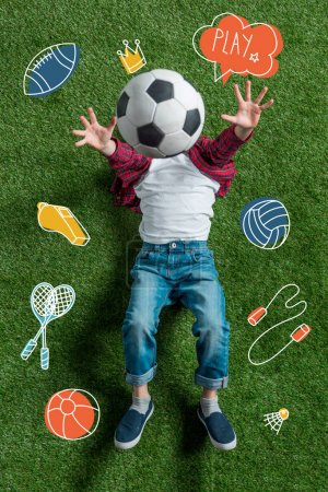Boy with soccer ball 