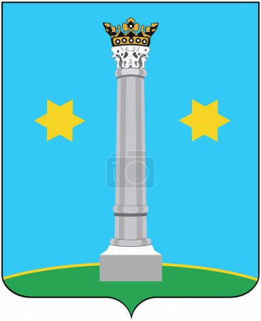 Coat of arms of the city of Kolomna. Moscow region