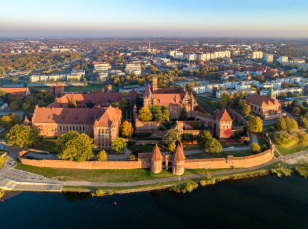 Poland. Malbork city and castle