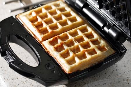 hash browns made in waffle maker kitchen hack
