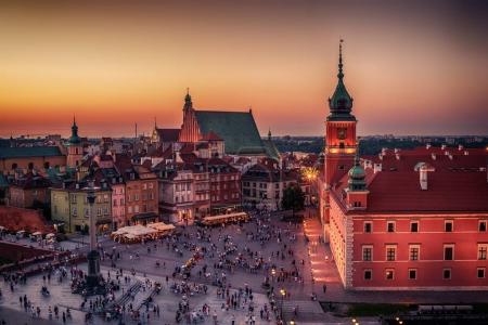Warsaw, Poland: Castle Square and the Royal Castle, Zamek Krolewski w Warszawie