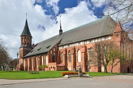 Cathedral of Koenigsberg on the Kneiphof island. Kaliningrad, fo