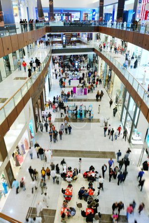 Interior of a shopping mall