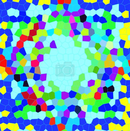 Abstract colourful background from a glass mosaic