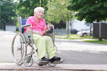 Senior Woman in Wheelchair