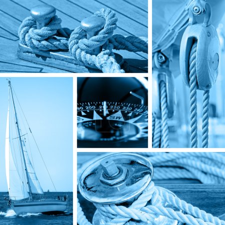 Boat and yacht collage