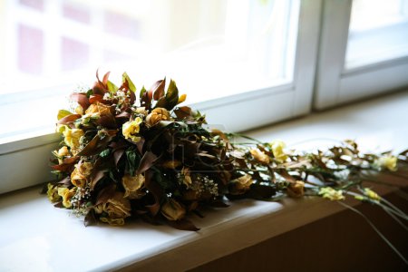 Withered bouquet