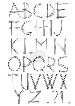 Sketch alphabet