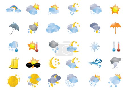 Different weather icons