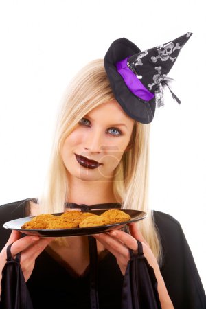 Witch with treats